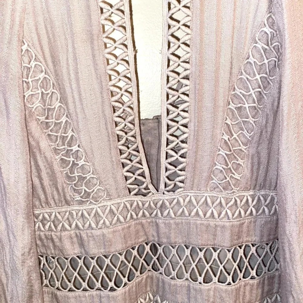 Free People Crochet Festival Bohemian Mini Dress - Women's 2 - Picture 10 of 16